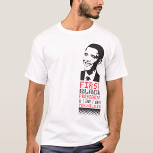 först svart president (utan logotyp) t-shirt