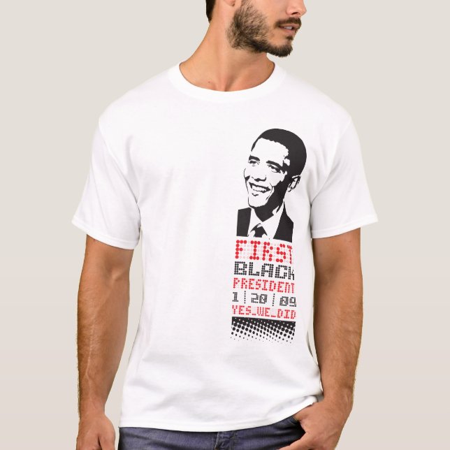 först svart president (utan logotyp) tröja (Framsida)