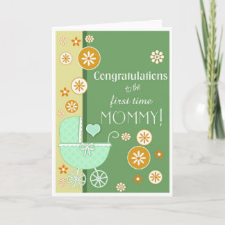 Först Time mammagrattis Kort