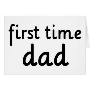 Först Time pappa Hälsningskort