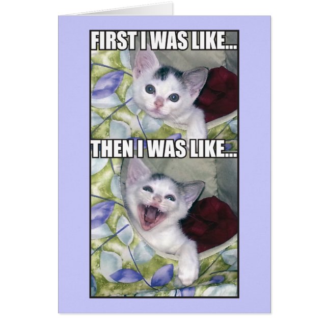 Först var jag som... hälsningskort (Framsidan)