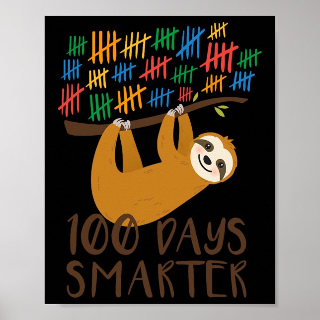 Första 100 Skoldagar Seng  Poster (Framsidan)