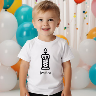 Första 1-års födelsedagsoutfit skräddarsydd 1 år g t shirt