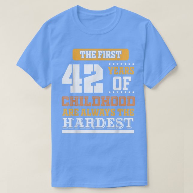 Första 42 år av barn t shirt (Design framsida)