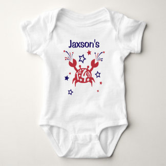 Första 4 juli Bodydräts Baby, 1:e Shirt Tee