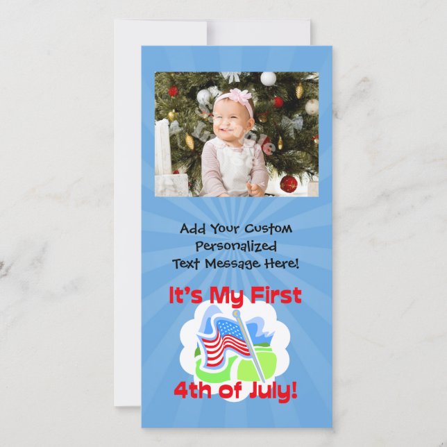 Första 4 juli: Färgämnet blått Baby (Framsida)