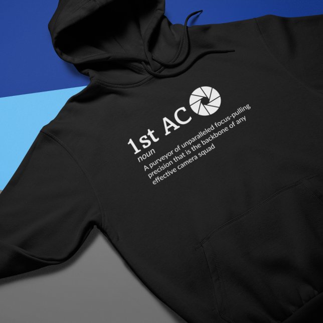 Första AC-definitionsläge - Mörk för kameraget Hoodie (Skapare uppladdad)