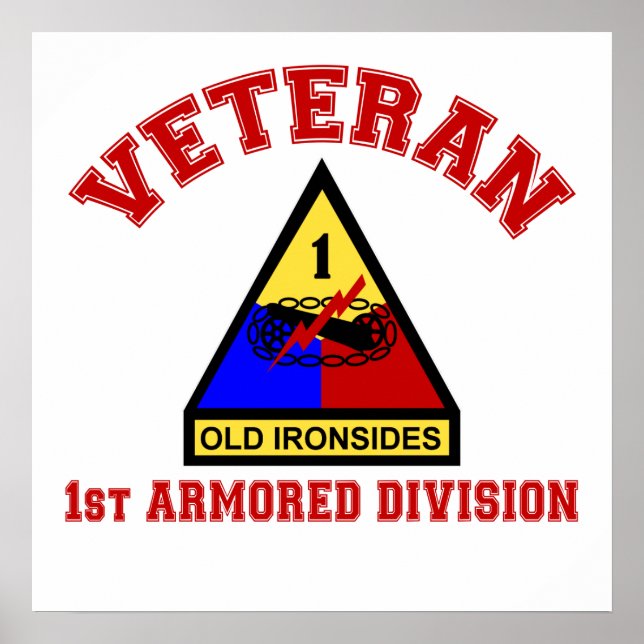 Första AD Veteran College Stil Poster (Framsidan)