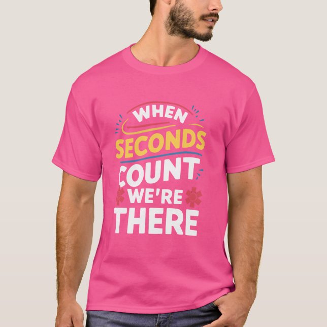 Första Akutet Responder Medical Services Paramed T Shirt (Framsida)