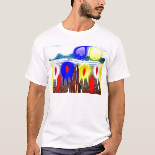 Första Alien Invasion Tee Shirt (Framsida)