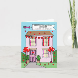 Första Alla hjärtans dag som nyfödda Kort