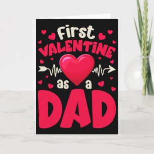 Första Alla Hjärtans Dag som pappa Rolig Alla Hjär Kort