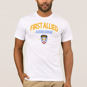 Första Allied Airborne "FAAA" US Military T Shirt