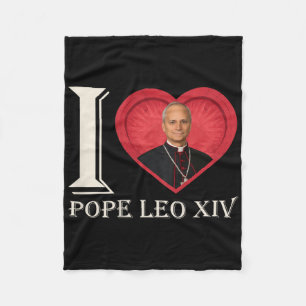 Första amerikanska påven Leo Xiv Robert Francis Pr Fleecefilt