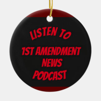 Första ändring Nyhetspodradio Ornament