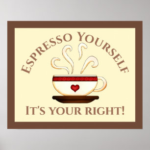 Första ändringen:Espresso Poster