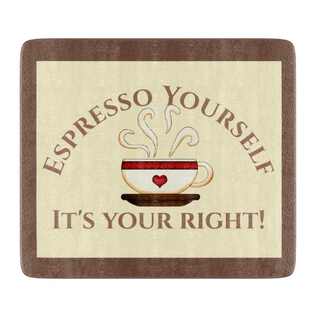 Första ändringen: Espresso Yourself (Framsidan)