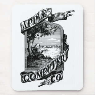 Första Apple-logotypen Musmatta