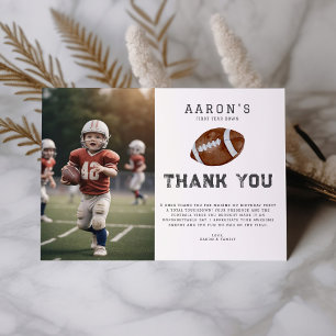 Första året efter fotboll-Födelsedagsfesten Tack Kort