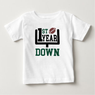 Första året med fotboll - födelsedag T-shirt