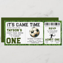 Första året nedåt 1:a födelsedagen Biljett