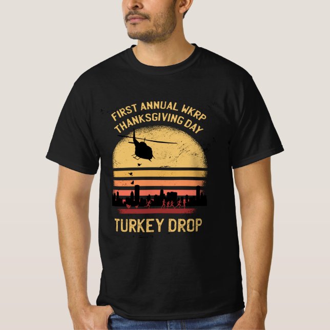 Första årsdagen för Turkiets Thanksgiving av värld T Shirt (Framsida)