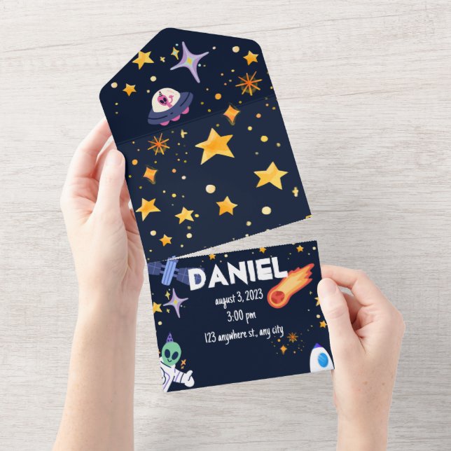 Första astronautflygningen Rocket Birthday (Tearaway)