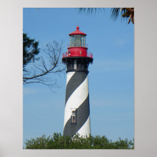FÖRSTA. AUGUSTINE LIGHTHOUSE Poster