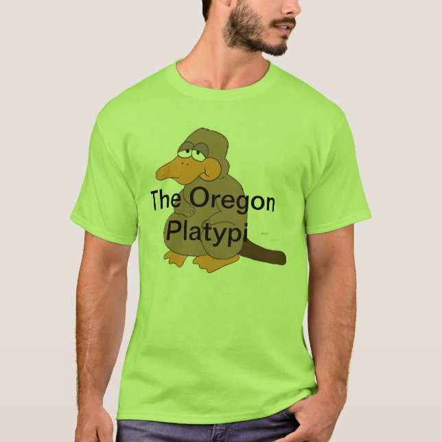 Första av den Oregon Platypi kläder fodrar Tee (Framsida)