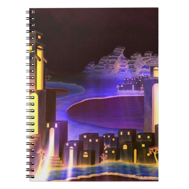 Första avslöjandet - kristallisk mystisk konst anteckningsbok (Framsidan)