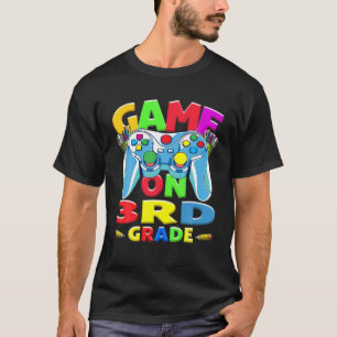 Första back to school-dagen-spel på 3Rd Klass-vide T Shirt