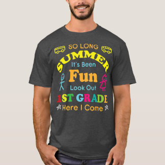 Första barndagen i första Klass Back to school Stu T Shirt