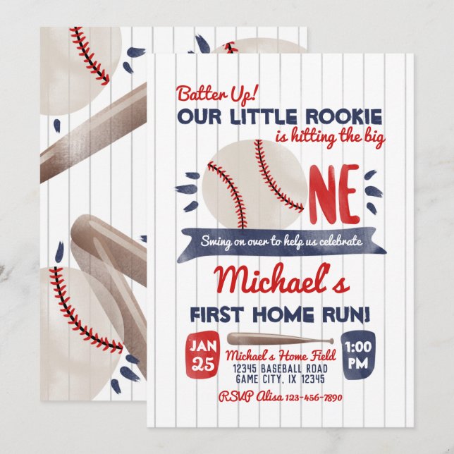 Första Baskebollinbjudan på födelsedagen Inbjudningar (Fram/baksida)