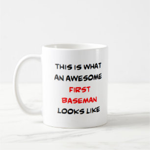 Första basman, fantastisk kaffemugg
