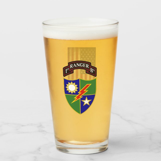 Första bataljonen - Skogsvaktarn i 75:e - USA - Fl Glaskopp (Framsida fylld)