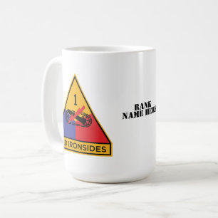 Första beväpnade divisionen "Gamla ironsider" Kaffemugg