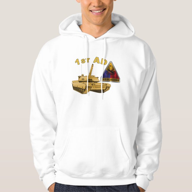 Första beväpnade divisionen hoodie (Framsida)