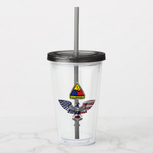 Första beväpnade divisionen "Old Ironsides" Vetera Take Away Mugg