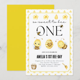 Första bidagen, Bin:a födelsedag Inbjudningar