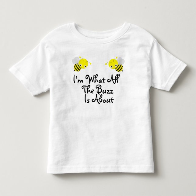 Första bidagen, födelsedag Buzz T Shirt (Framsida)