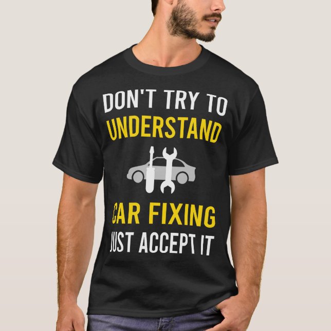 Förstå bilreparation t shirt (Framsida)