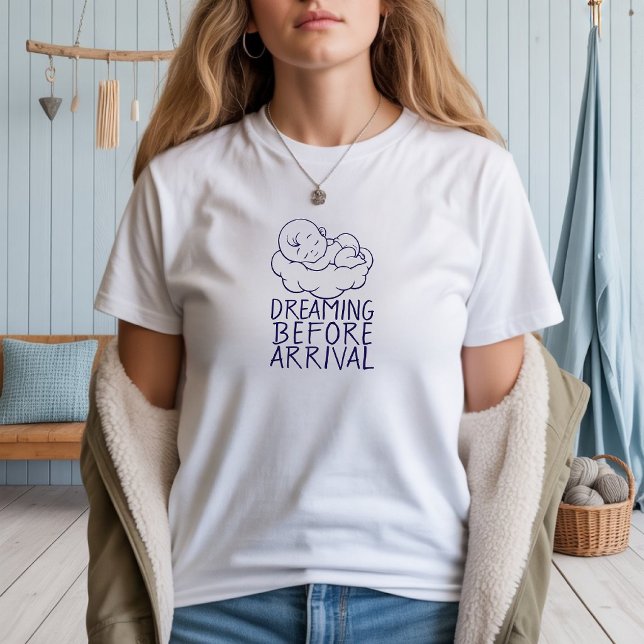 Första blått dag för blivande mammor t shirt (Skapare uppladdad)