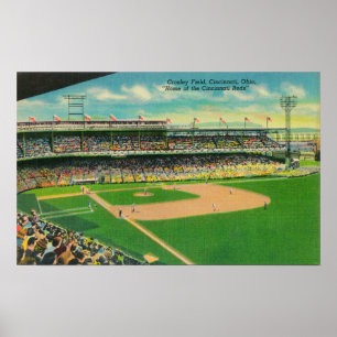 Första Bleacher View of Crosley Fält Poster