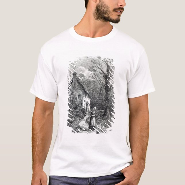 Första blommor, från "fritidtimme", 1888 tee shirt (Framsida)