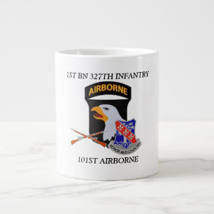 FÖRSTA BN 327:E INFANTRY 101ST AIRBORNE JUMBO MUG MUGG