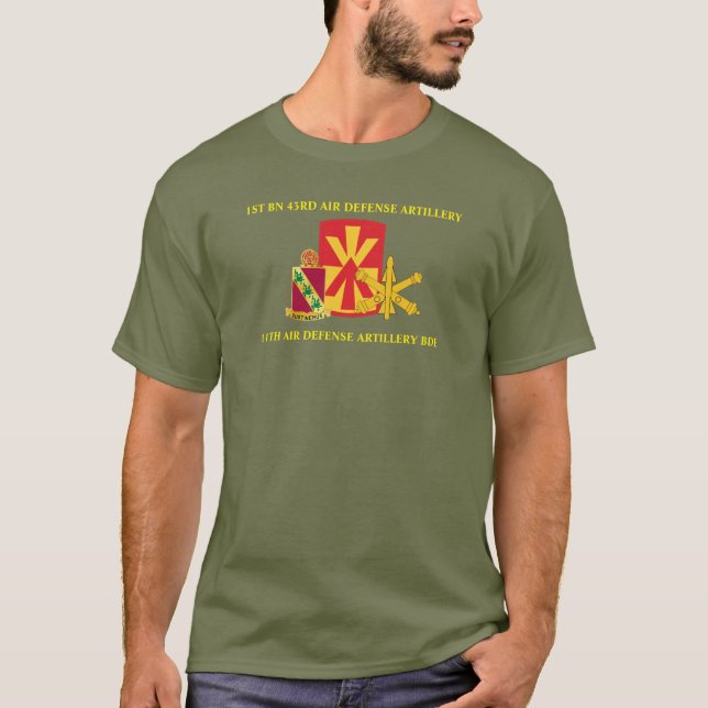 FÖRSTA BN 43RD LUFT SVARSFÖRSVARSREGLERINGEN 11:E  T SHIRT (Framsida)