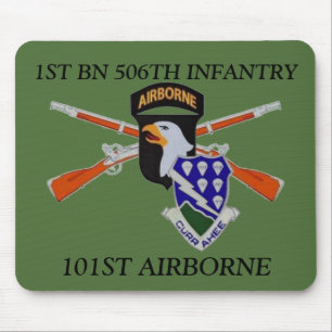 FÖRSTA BN 506TH INFANTRY 101ST LUFTBORNE MOUSEPAD MUSMATTA