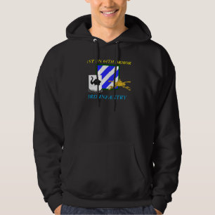 FÖRSTA BN 64:E ARMOR 3RD INFANTERING HOODIE