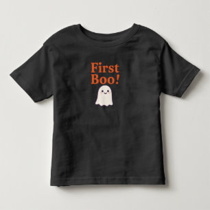 Första Boo! - Cute Baby's First Halloween-spöke T Shirt