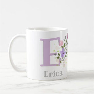 Första börsintroduktionen plus Namn Erica med bl Kaffemugg
